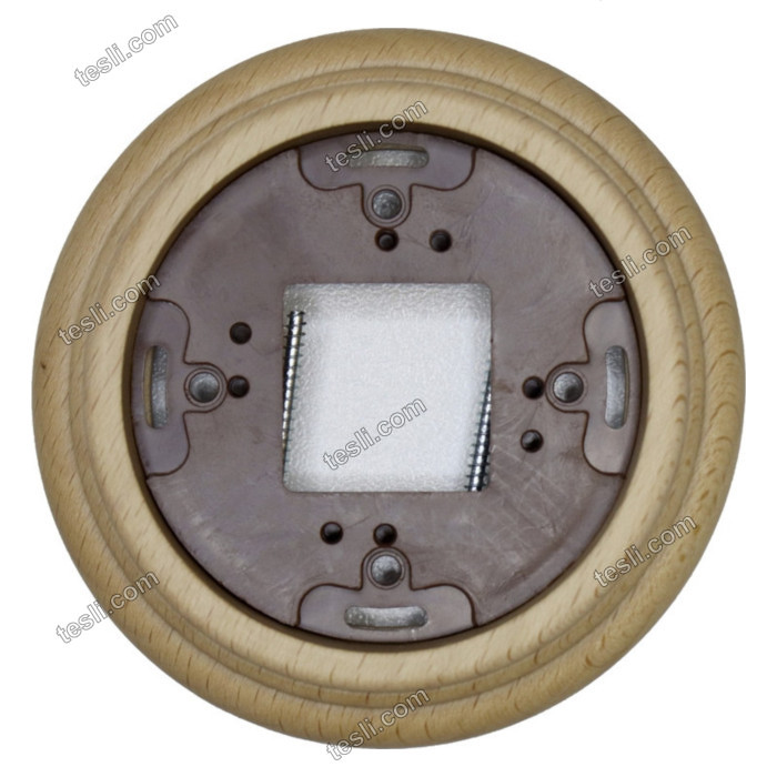 Рамка 1 пост Fontini GARBY, натуральное дерево, 30801812