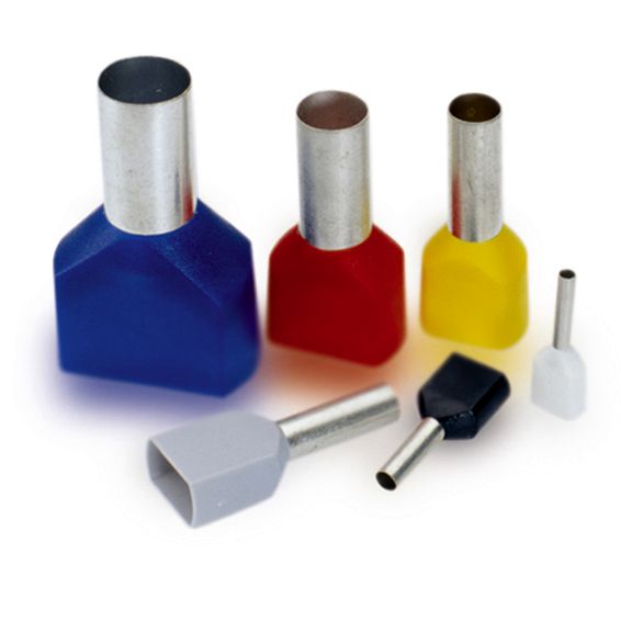 APF//L-6,0 Каб.наконечник втулочный, изолир., под опрессовку  (100шт. в уп.)