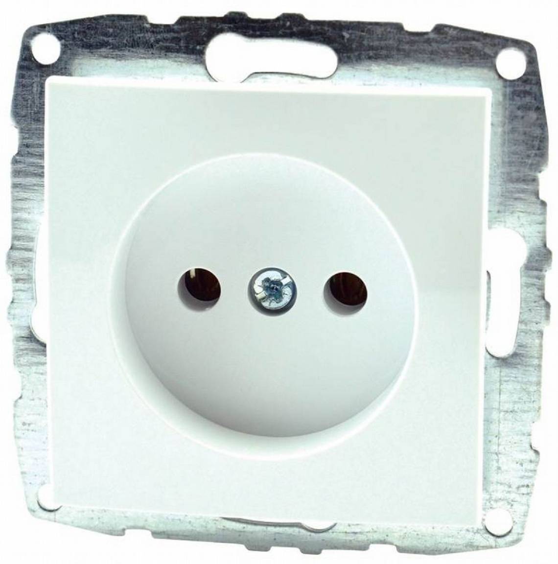 Розетка без заземления механизм бел. Mono Electric Despina/ Larissa 16А 250В белый 500-001922-116