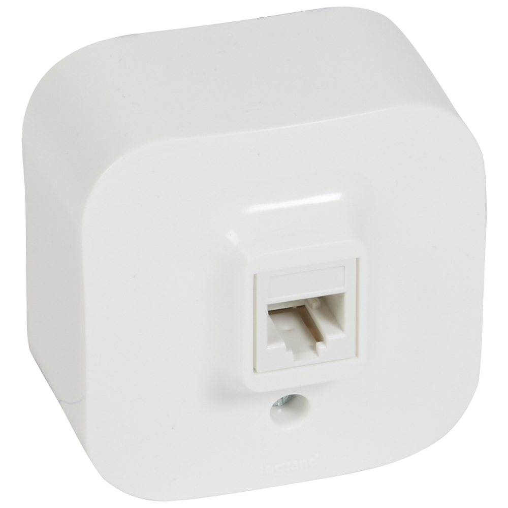 WHITE RJ 11 SOCKET