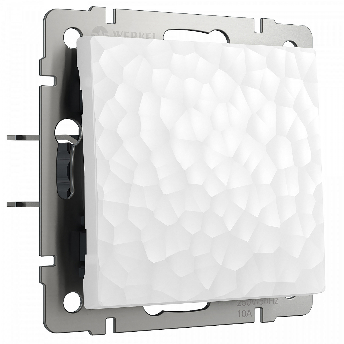 Выключатель одноклавишный (Hammer белый) W1210001