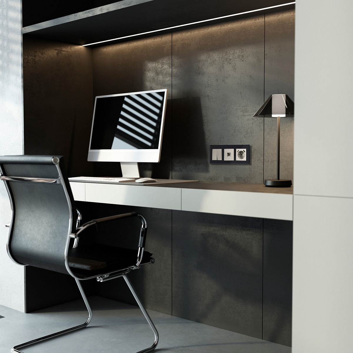 Розетка Ethernet RJ-45 (дымчатый) W1281004